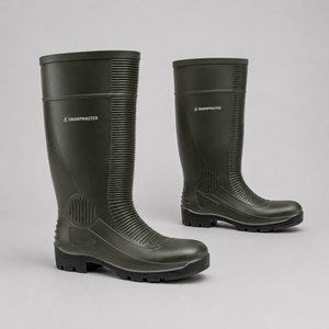 Swampmaster VIC Green Waterproof Safety Work Boots SWP470