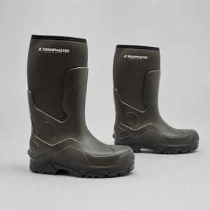 Swampmaster Pro Ranger S5S Safety PU-Neoprene Wellington Green | BB-SWP780