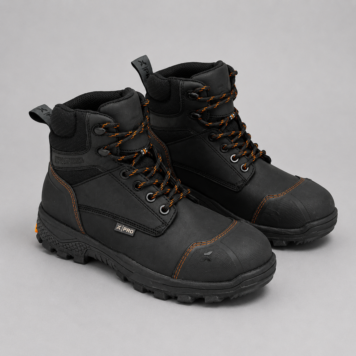 Xpert Pro Zipster S3L Safety Zip-Side Boot – Brown, Waterproof & Composite Toe | Slip-Resistant Work Boot