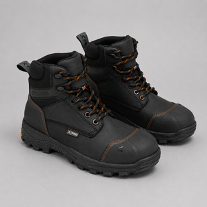 Xpert Pro Zipster S3L Safety Zip-Side Boot – Brown, Waterproof & Composite Toe | Slip-Resistant Work Boot