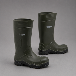 Swampmaster Pro Champion+ Non-Safety Wellington Green – Lightweight PU, Comfort-X™ Footbed & SRC Slip Resistance | SWP670