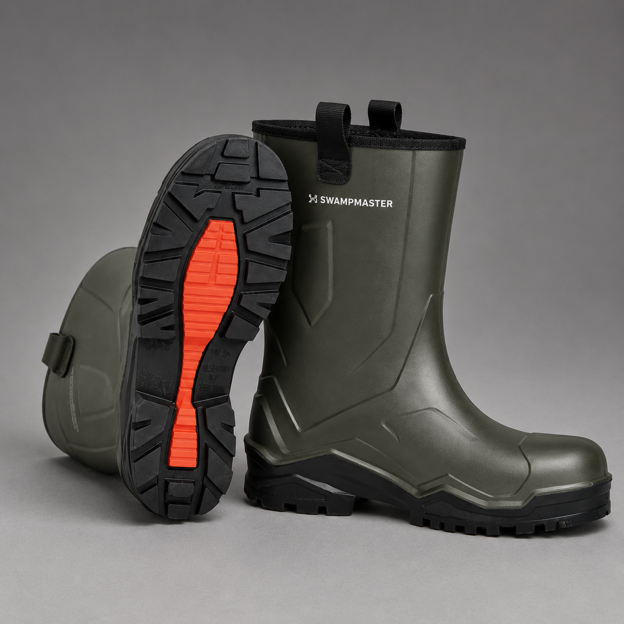 Swampmaster Pro Challenger+ S5 Safety Rigger Green – Waterproof PU, Light-X™ Composite Toecap, Anti-Penetration Midsole & -50°C Cold Resistance | SWP680