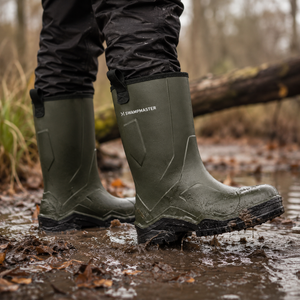 Swampmaster Pro Challenger+ S5 Safety Rigger Green – Waterproof PU, Light-X™ Composite Toecap, Anti-Penetration Midsole & -50°C Cold Resistance | SWP680
