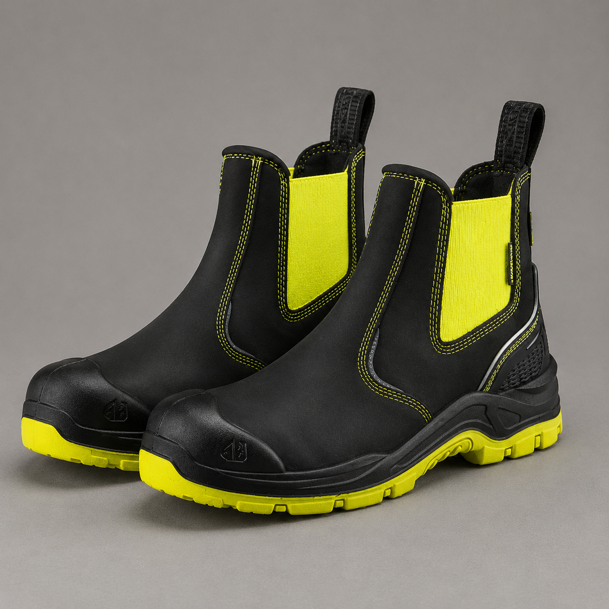 *SPECIAL PRICE* - Buckler Safety Dealer Boot – Hi-Viz Yellow Waterproof Work Boots | BVIZ3YL