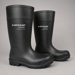 *STOCK CLEARANCE* - Dunlop Purofort Safety Wellingtons – Steel Toe & Midsole | C462933