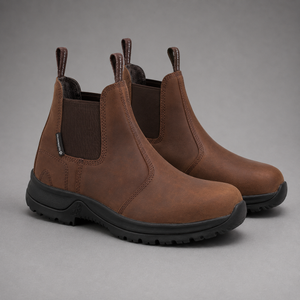 *SPECIAL PRICE* - Mack Rider SB Safety Dealer Boot – Steel Toe, Genuine Leather & Slip-Resistant | Dark Brown