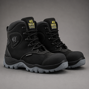 *SPECIAL PRICE* - Buckler Safety Boots Waterproof Black – BSH012BK | Durable & Lightweight Protection