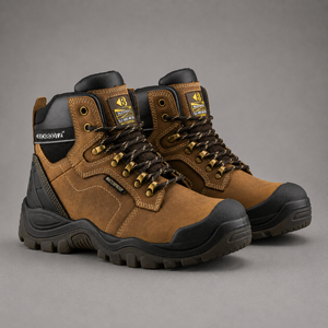 *SPECIAL PRICE* - Buckler Buckbootz Safety Lace Boot – BSH009WPBR | Waterproof & Slip-Resistant
