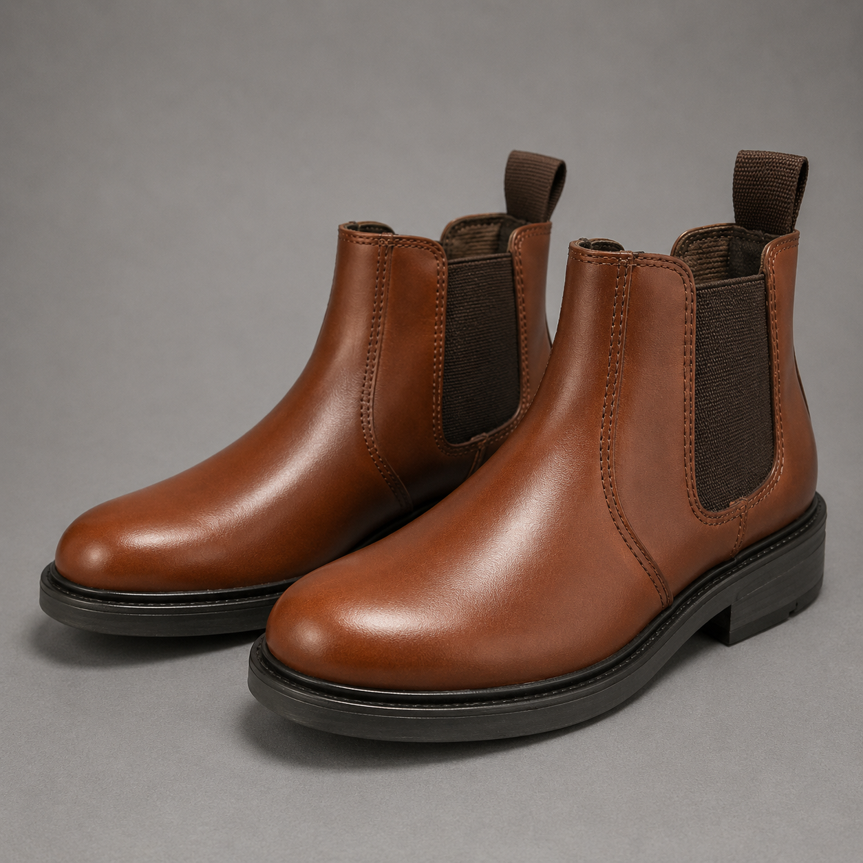 *SPECIAL PRICE* - Walton Kids Dealer Boots Black – High-Quality Leather, Double Elastic Gusset & Durable Design | B15778BK