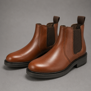 *SPECIAL PRICE* - Walton Kids Dealer Boots Black – High-Quality Leather, Double Elastic Gusset & Durable Design | B15778BK