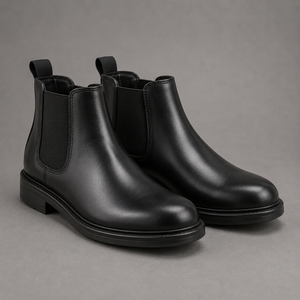 *SPECIAL PRICE* - Walton Kids Dealer Boots Black – High-Quality Leather, Double Elastic Gusset & Durable Design | B15778BK