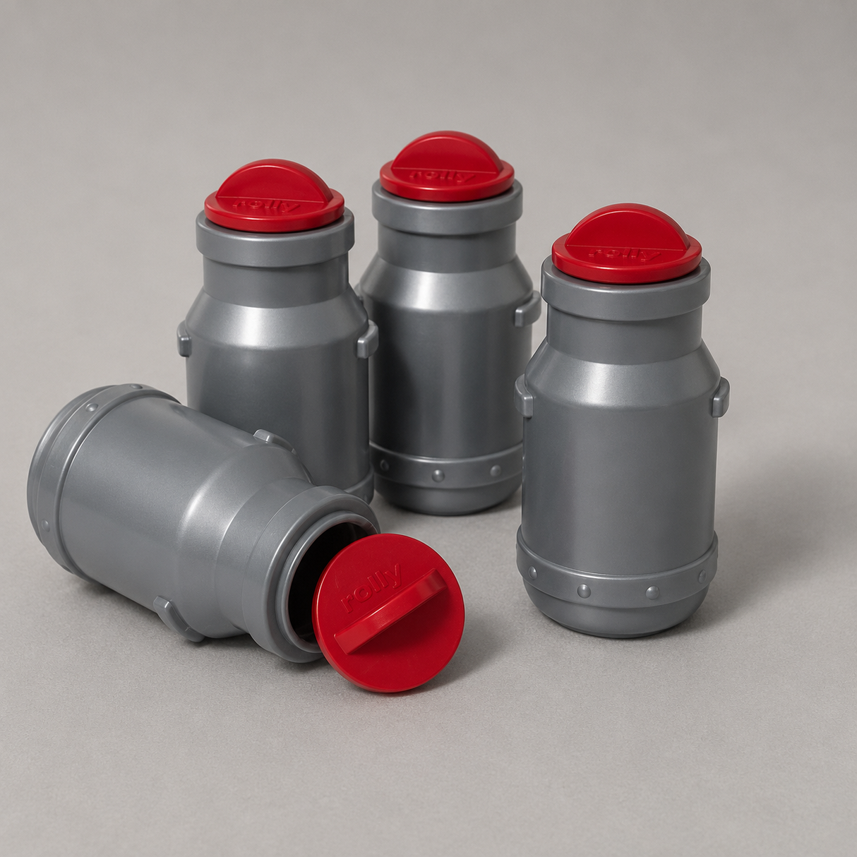 Set of 4 Milk Jugs for Massey Ferguson Small Tipper – Realistic Playset | X993072009389