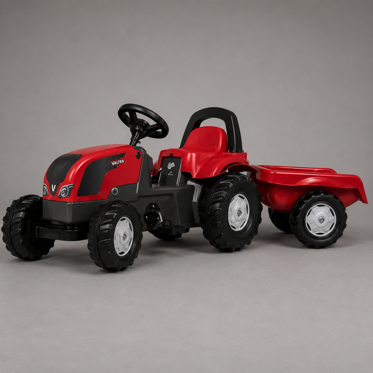 Valtra Pedal Tractor with Trailer – Ride-On Toy for Kids 2+ | V42201450