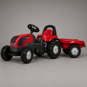 Valtra Pedal Tractor with Trailer – Ride-On Toy for Kids 2+ | V42201450
