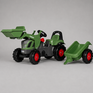 Fendt Pedal Tractor with Front Loader & Trailer – Ride-On Toy | X991015187000
