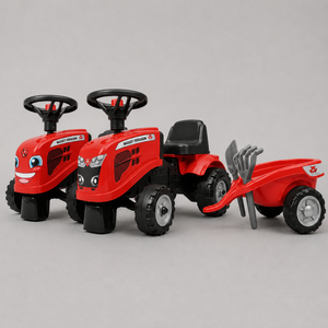 Massey Ferguson Ride-On Tractor with Trailer & Accessories | X993361900241