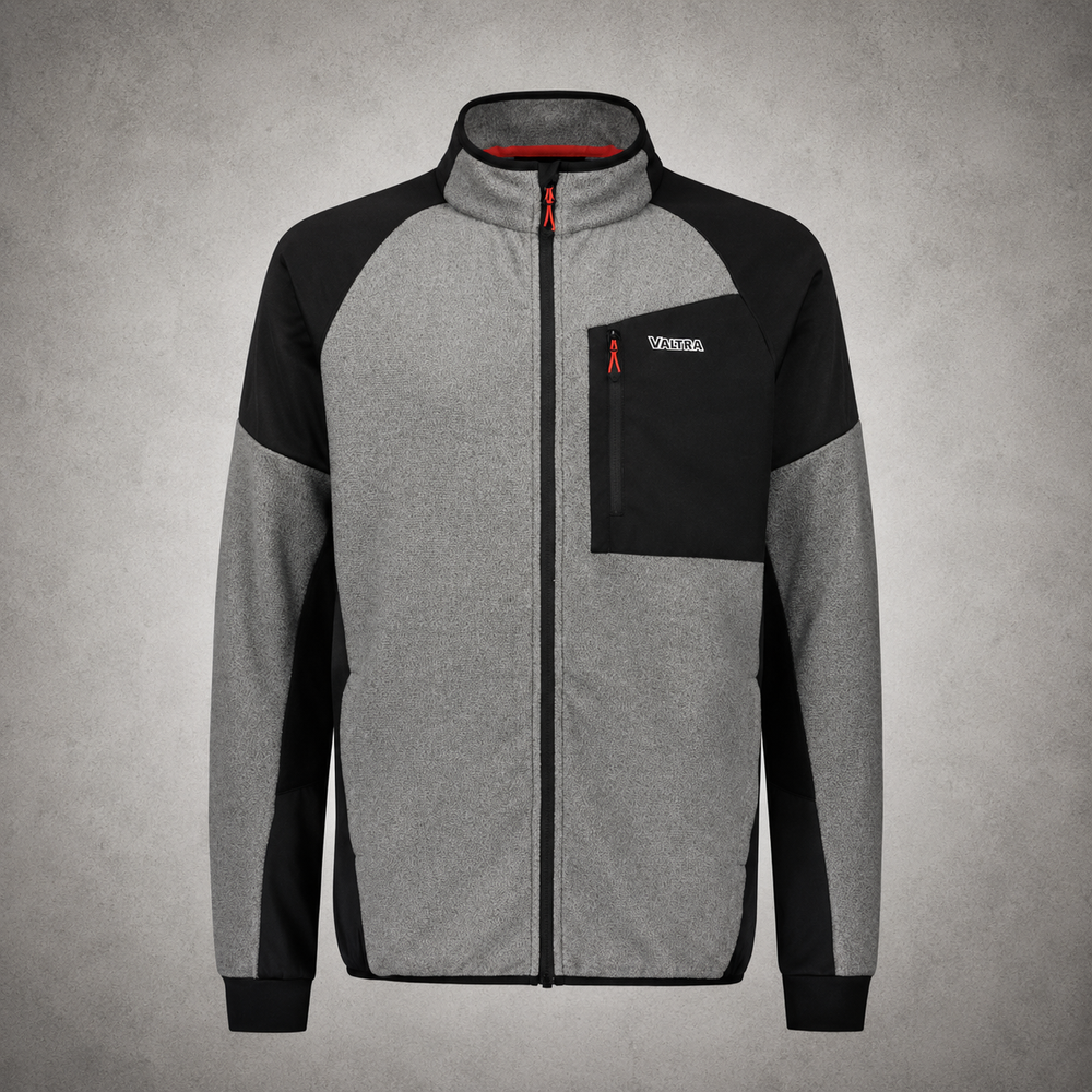 Valtra Men’s Grey Fleece Jacket – Warm & Lightweight | V428077