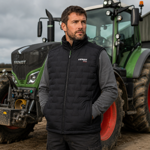 Fendt Men’s Profi Quilted Gilet – Lightweight & Warm in Anthracite | X99102304C