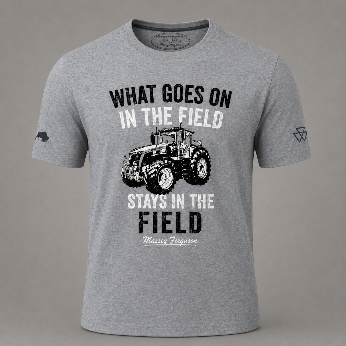 Massey Ferguson "In The Field" T-Shirt – Grey | Limited Edition | X993622405