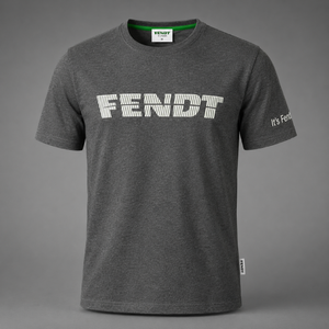 Fendt Men’s Grey T-Shirt – Classic Logo Design | X9910201C