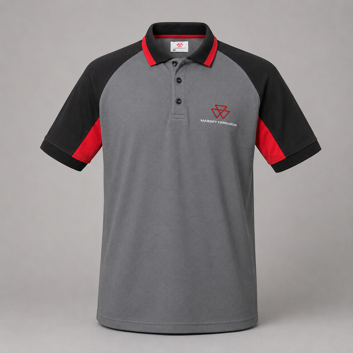 Massey Ferguson Raglan Polo Shirt – Breathable & Stylish Workwear | X993412208
