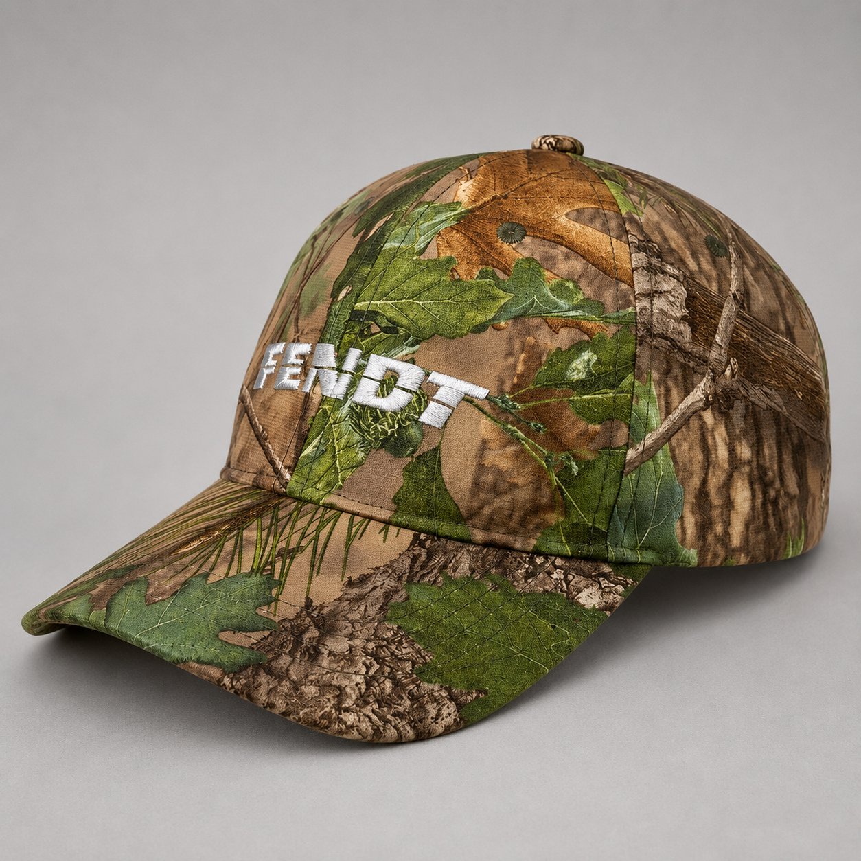 Fendt Green/Camouflage Cap – Adjustable Hunting-Style Baseball Cap | X991021093000