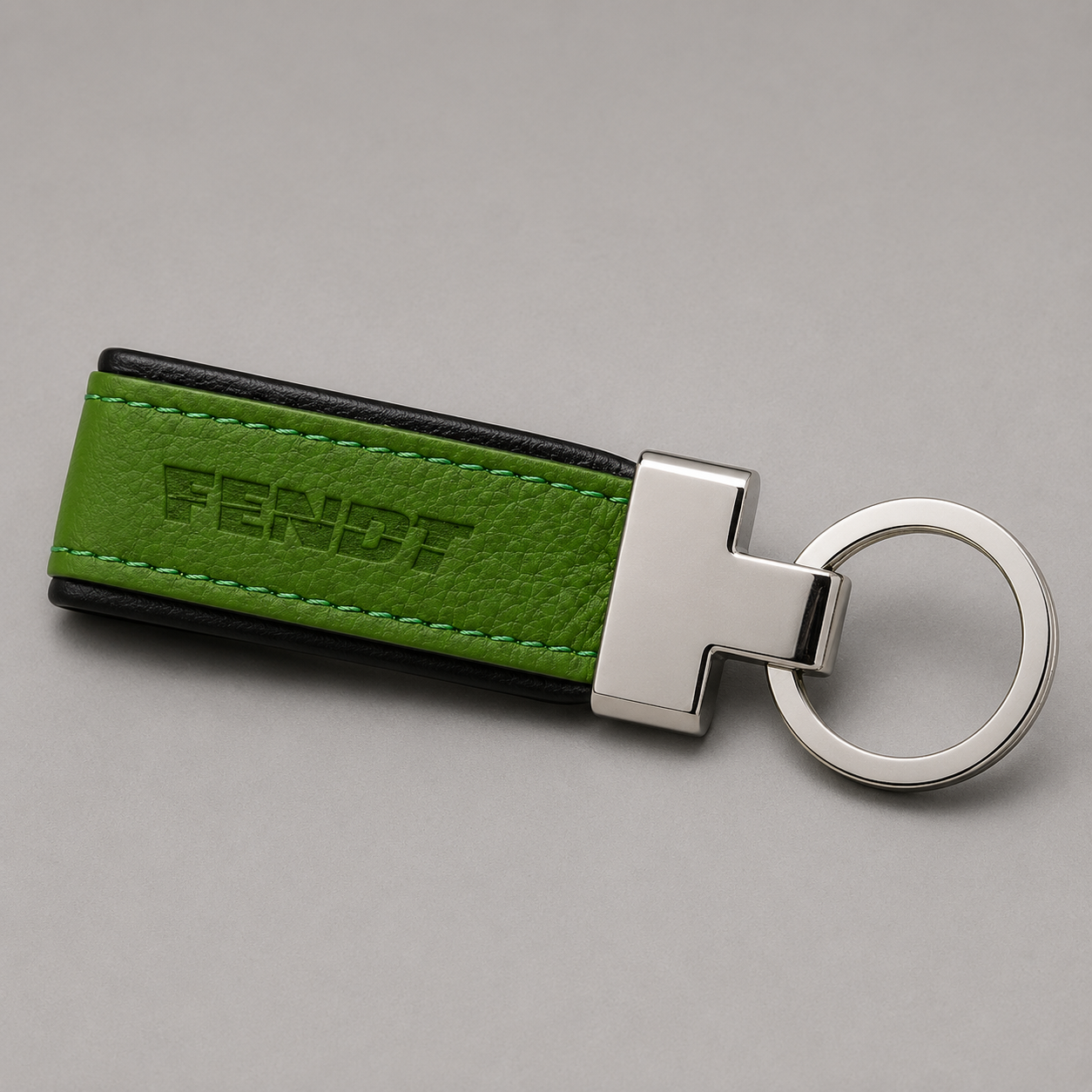 Fendt Leather Keyring – Handmade Cowhide with Embossed Logo | X991017181000