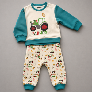 Fendt Baby Long-Sleeve Shirt – Soft Organic Cotton with Tractor Print | X991023162000