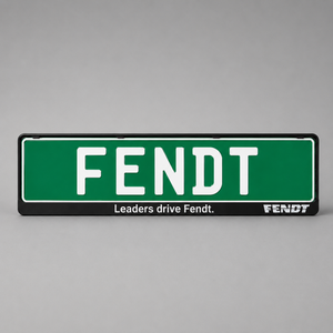Fendt Registration Plate Holder – Universal Fit for Vehicles & Machinery | X991000090000
