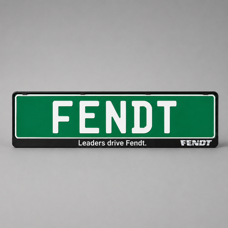 Fendt Registration Plate Holder – Universal Fit for Vehicles & Machinery | X991000090000