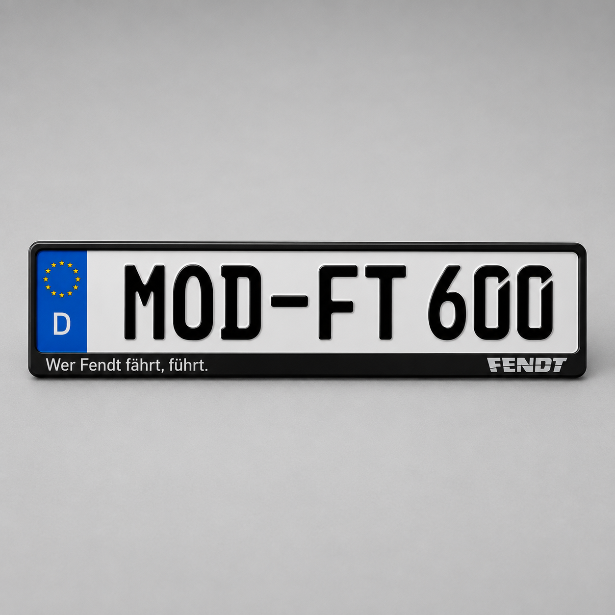 Fendt Registration Plate Holder – Universal Fit for Vehicles & Machinery | X991000090000