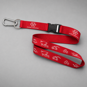 Massey Ferguson Lanyard – Durable Cotton with Metal Key Ring & Carabiner | X993382203000