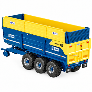 Kane Tri-Axle Halfpipe Silage Trailer 1:32 Britains Model - 432845