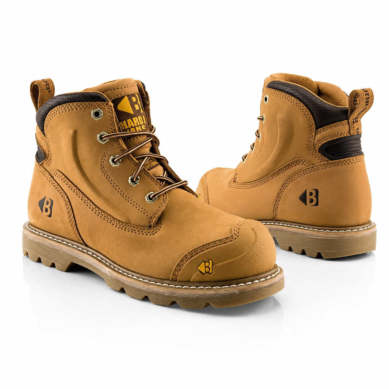 Buckler Safety Lace Boot – B650SM | Goodyear Welted, Steel Toe & Slip-Resistant
