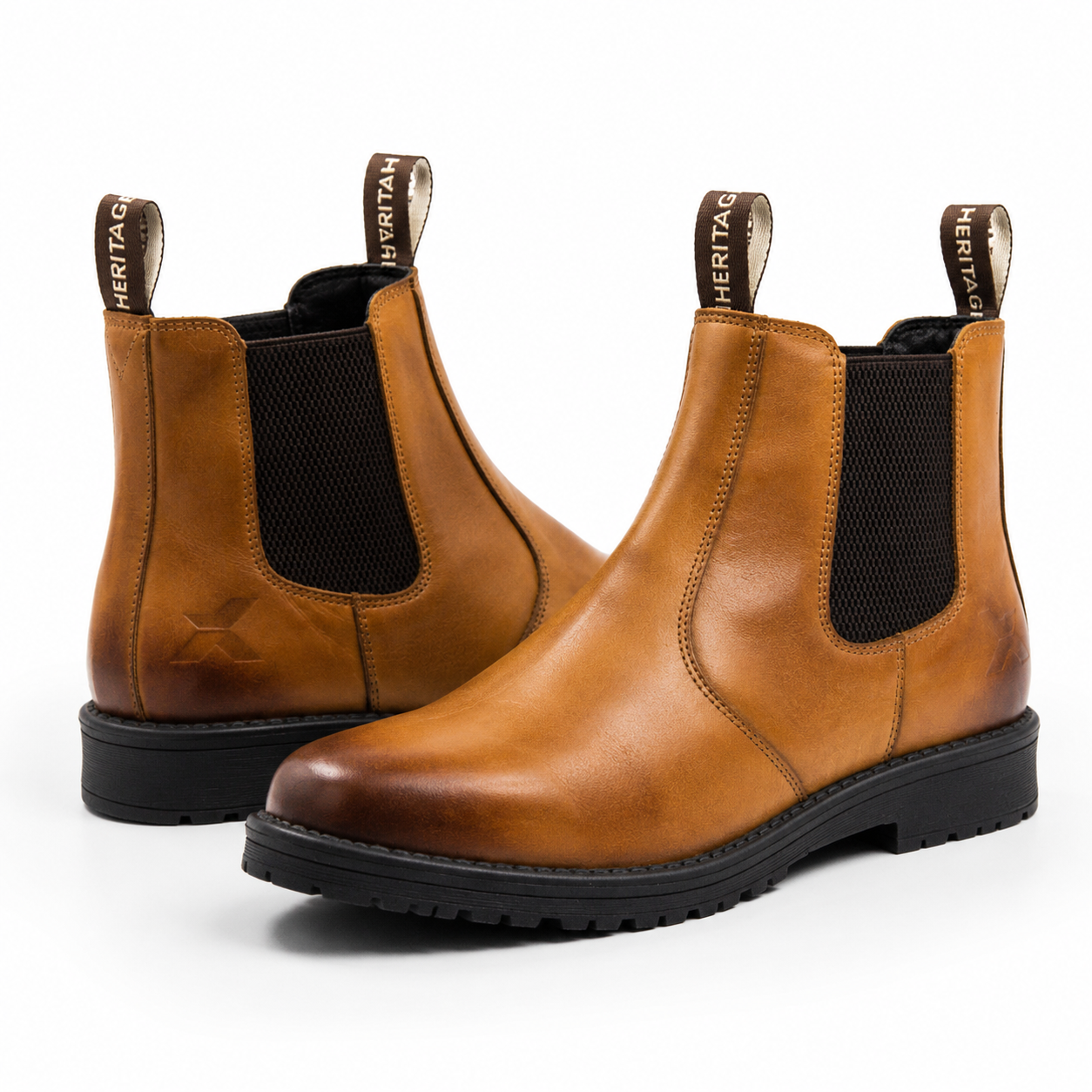 Xpert Heritage Saddler Dealer Boot Burnished Tan XPH3140
