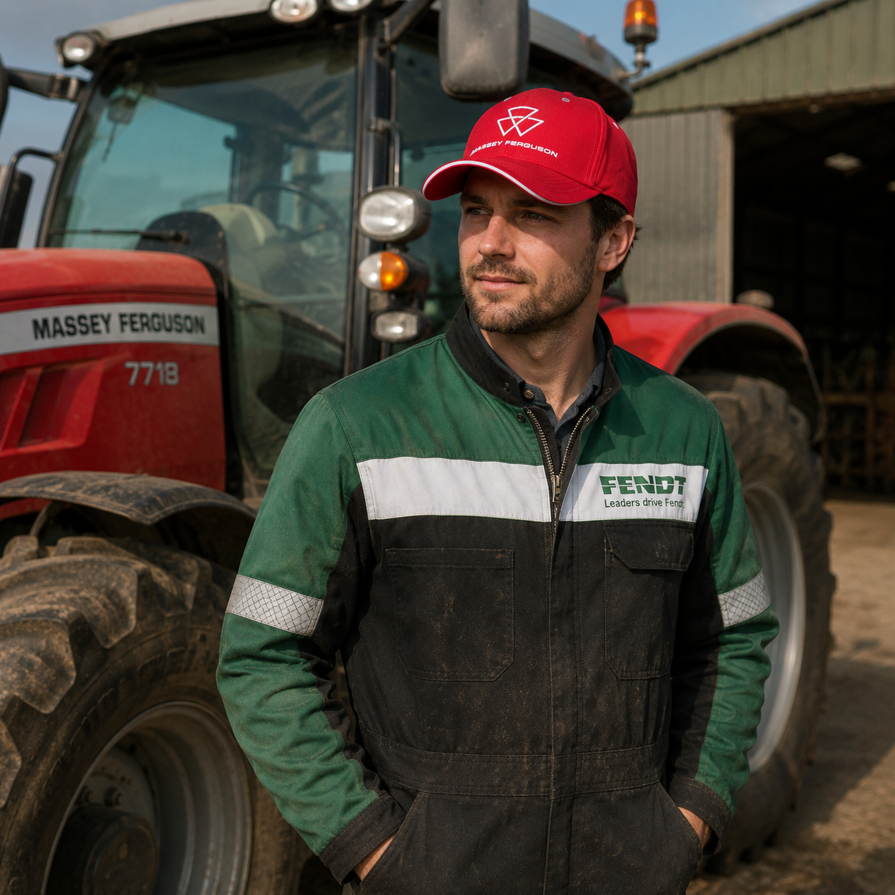 Massey Ferguson Red Cap – Embroidered Logo & Adjustable Fit | X993232204000