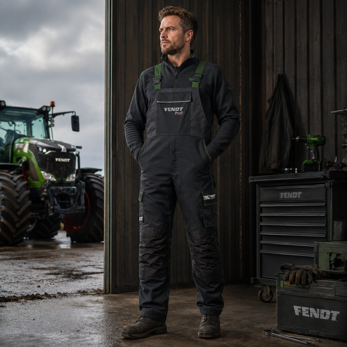 Fendt Profi Bib And Brace Overall – Durable & Sustainable Workwear | X9910210C