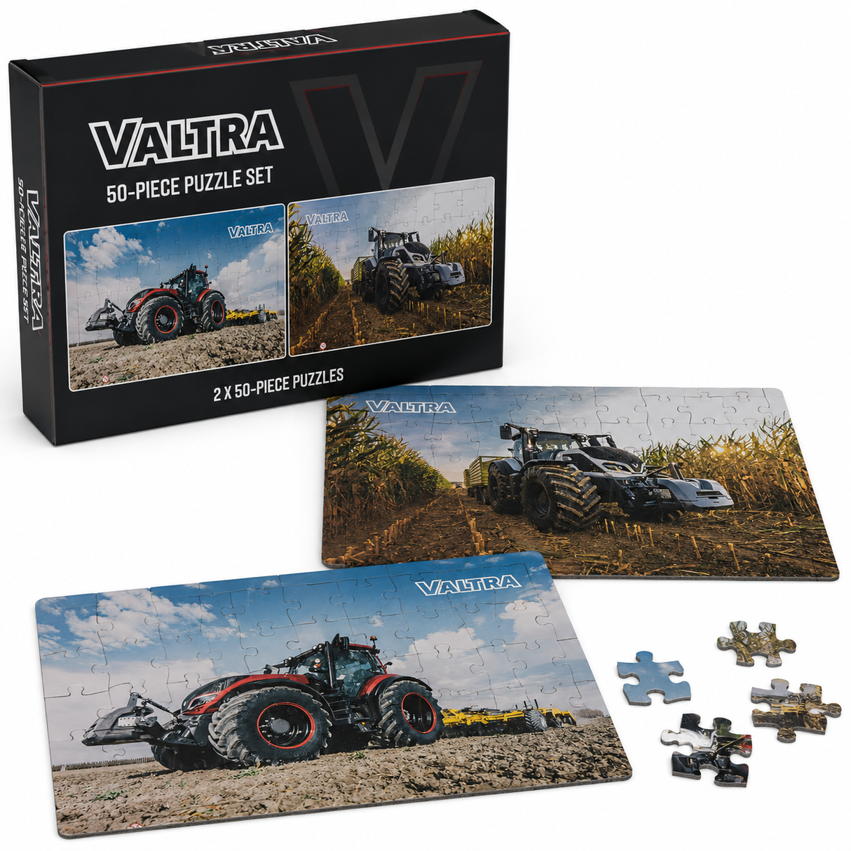 Valtra 50-Piece Puzzle Set – 2 Jigsaw Puzzles | V42803850