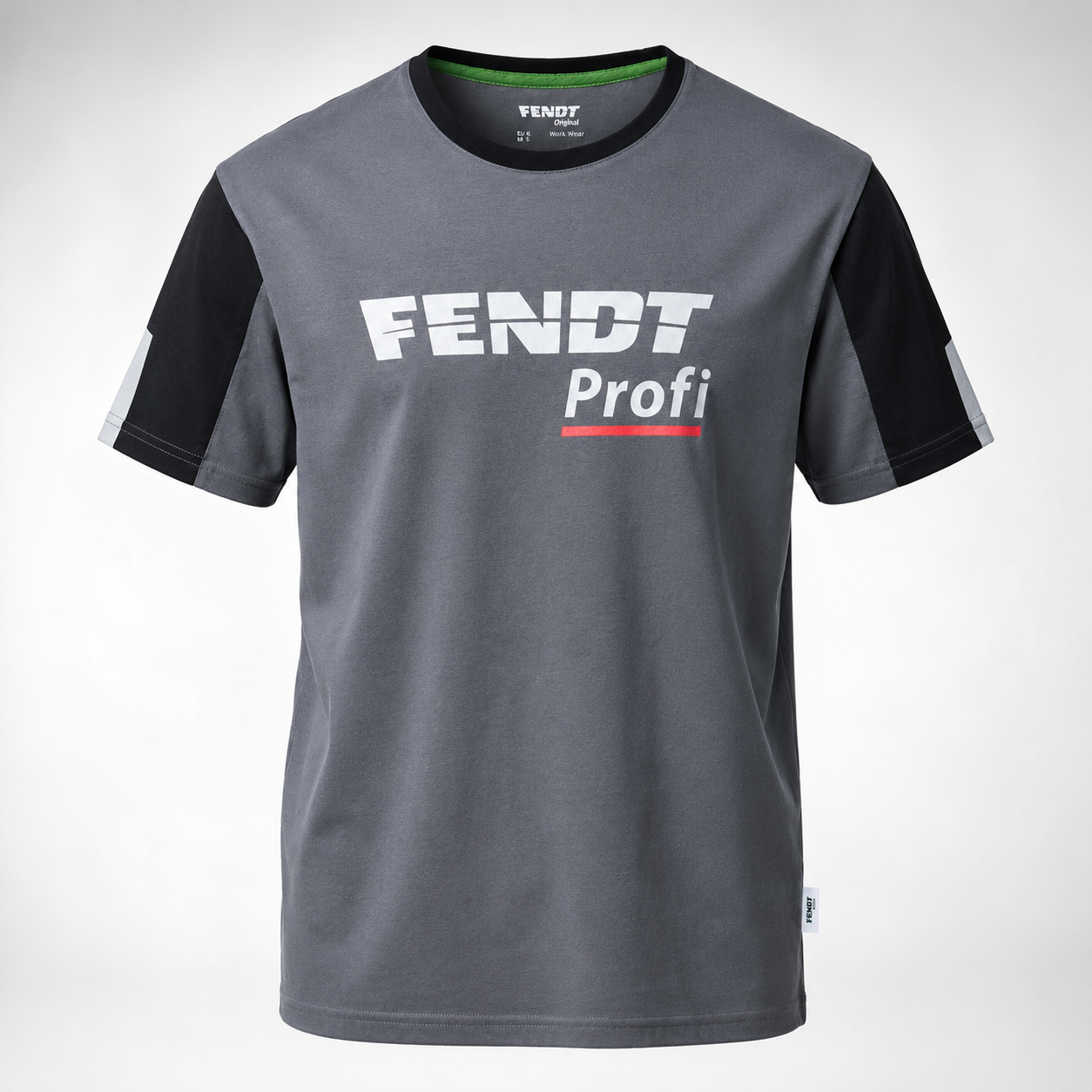 Fendt Profi T-Shirt Grey/Black – Sporty & Comfortable | X99102306C