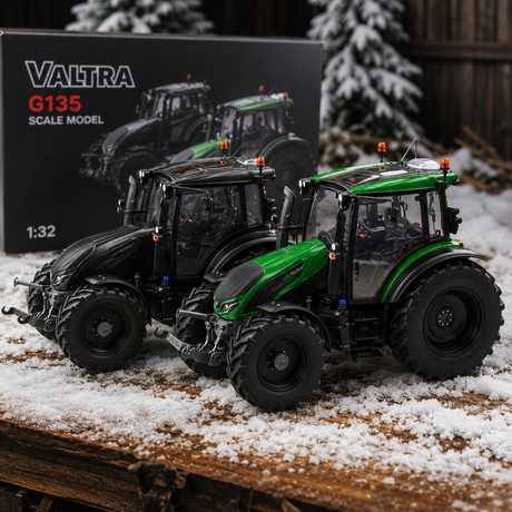Valtra G135 Scale Model – 1:32 Matt Black & Ultra Green | V428034