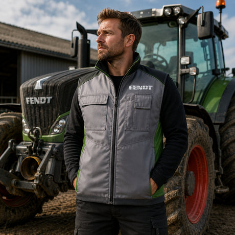 Fendt Men's Thermal Bodywarmer – X991018099 | Quilted & Reflective Workwear