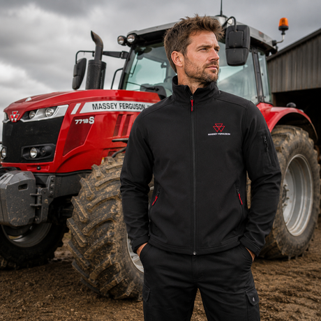 Massey Ferguson Softshell Jacket – Windproof & Waterproof | X993342301100