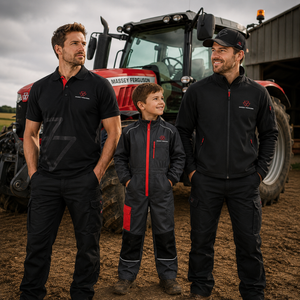 Massey Ferguson Men's Black Polo Shirt – Classic & Stylish | X993442215