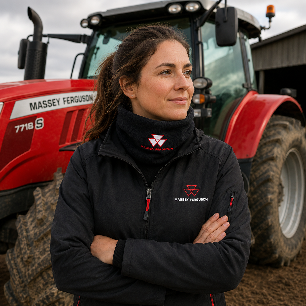 Massey Ferguson Neck Warmer Comfortable and Warm | TH8000BKMF