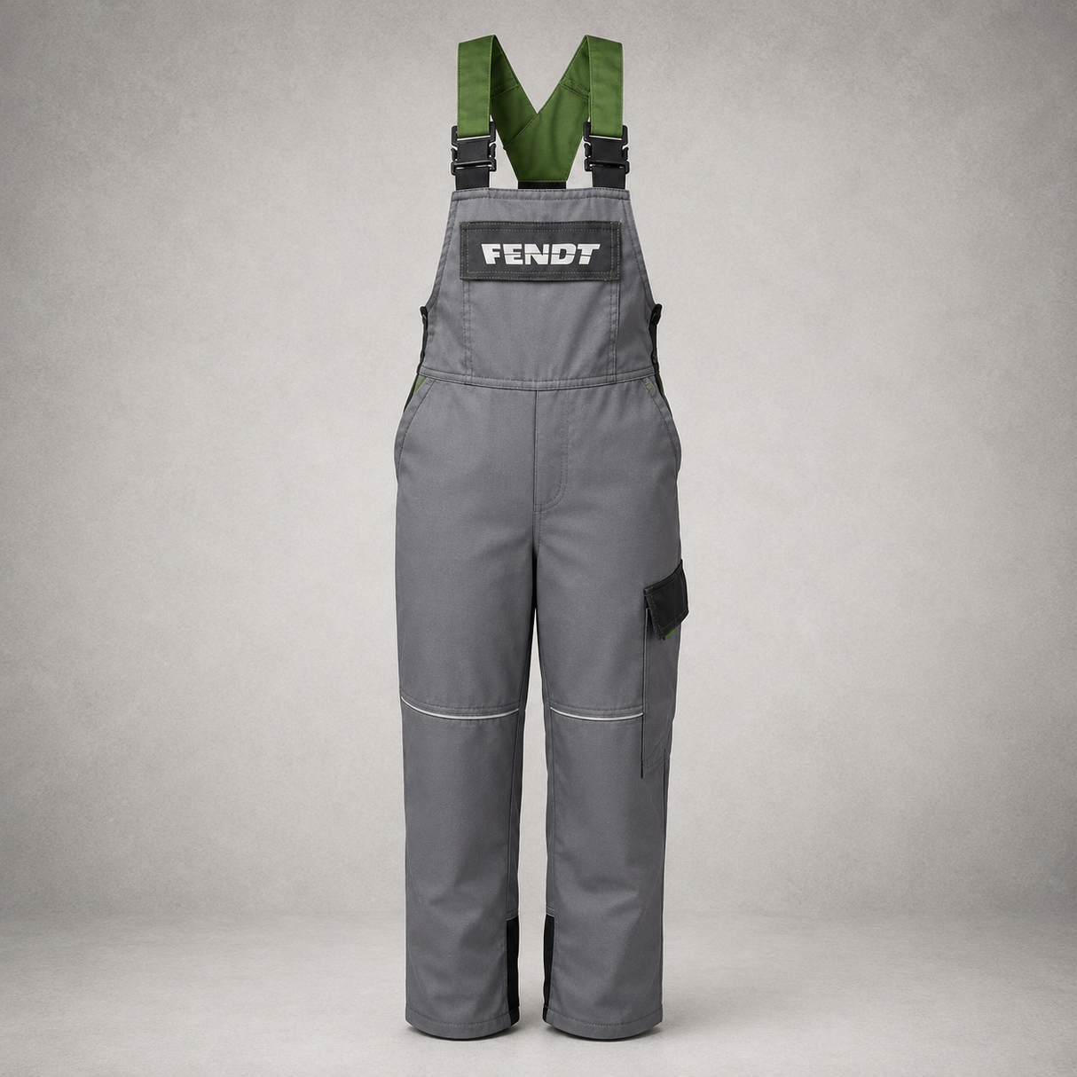 Fendt Kids' Bib & Brace Overalls – X991018099 | Durable & Reflective Workwear