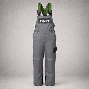 Fendt Kids' Bib & Brace Overalls – X991018099 | Durable & Reflective Workwear