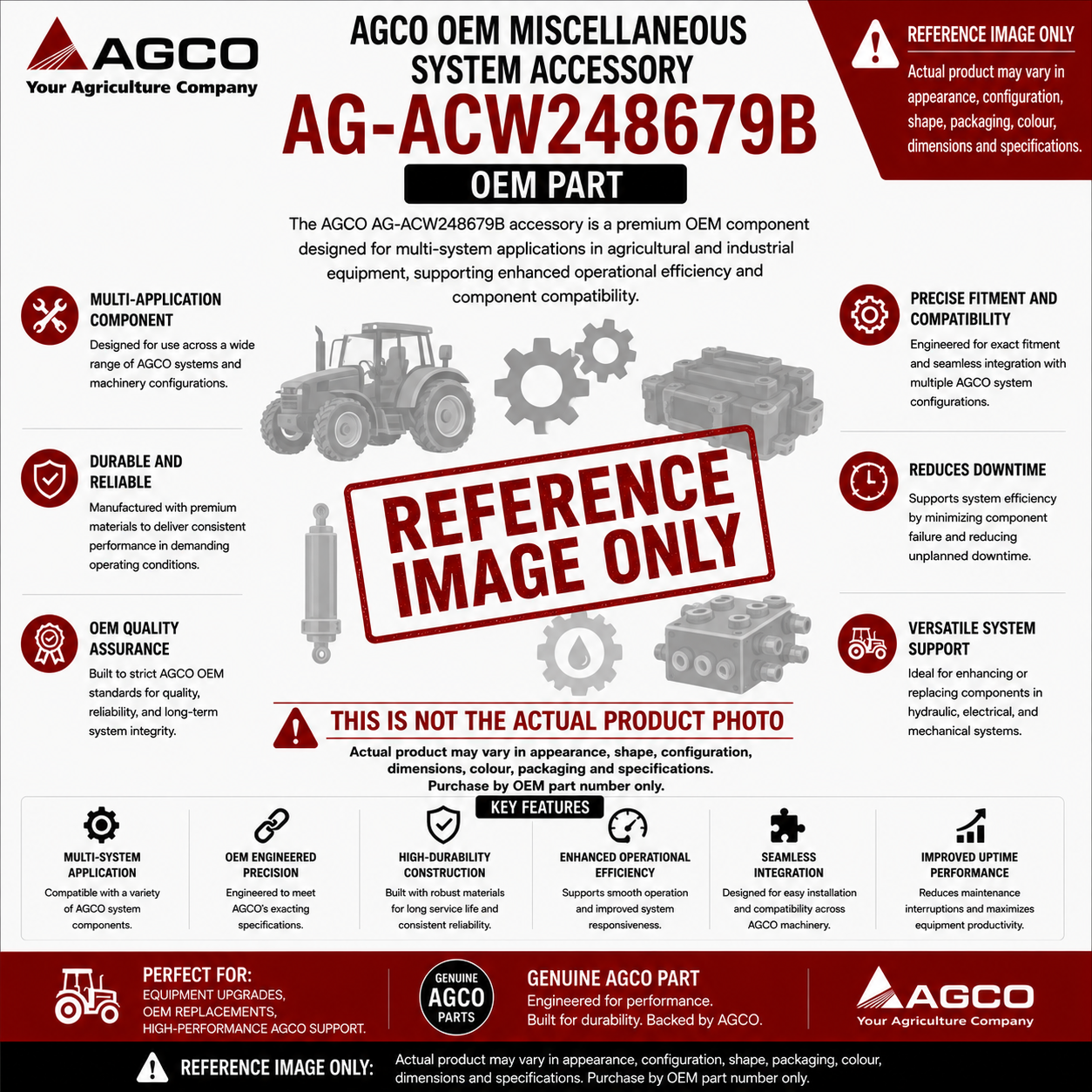 AGCO OEM Miscellaneous System Accessory | AG-ACW248679B