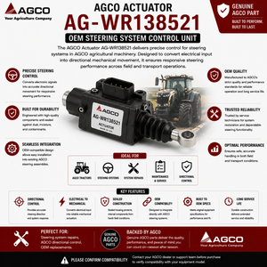 AGCO Actuator AG-WR138521 | OEM Steering System Control Unit