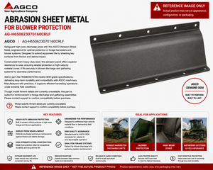 AGCO Abrasion Sheet Metal for Blower Protection | AG-H650623070160