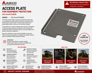 AGCO Access Plate for Equipment Protection | AG-Acw4724690 OEM Panel